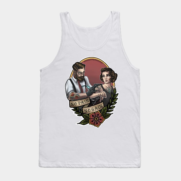 Tattooed lovers Tank Top by Nickdancytattoo